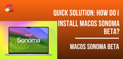 Install MacOS Sonoma Beta